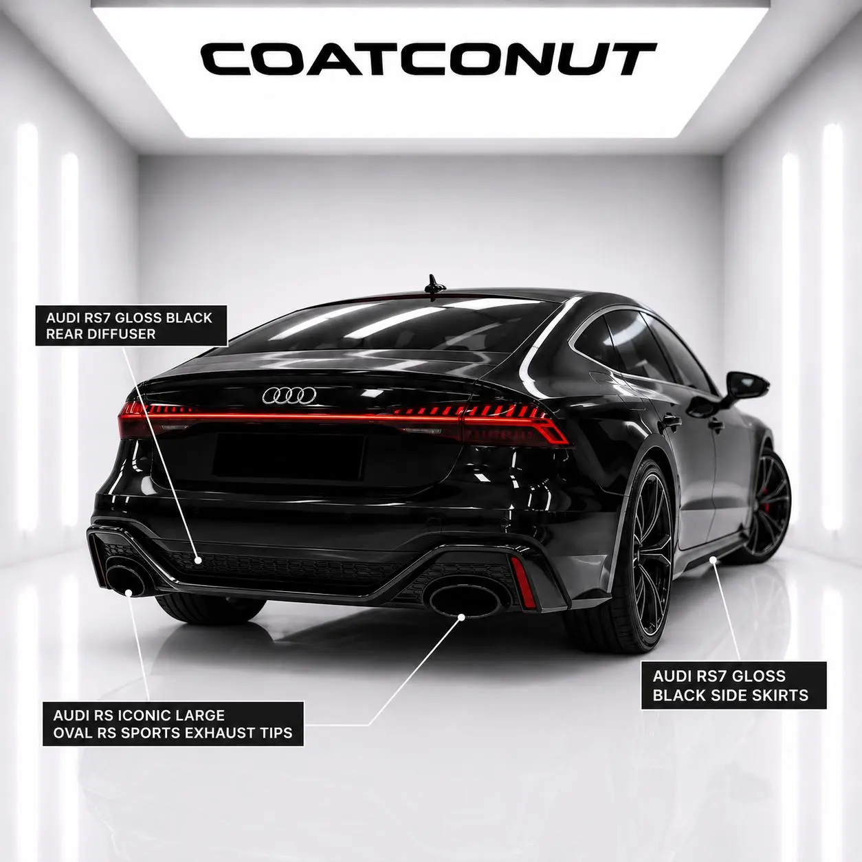 Audi A7 (C8) Full Conversion To Audi RS7 Bodykit With Installation (2018-Present) - Image 4