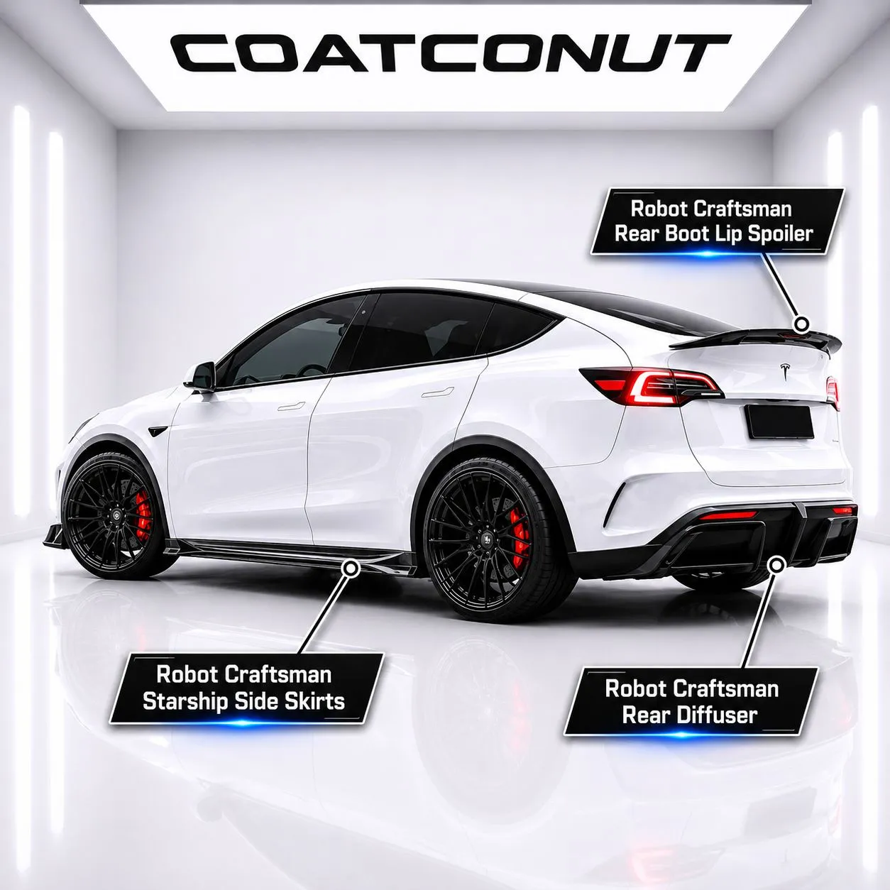 Tesla Model Y Robot Craftsman Startship Bodykit (Suitable for Model Y RWD & Performance Model) 2022/2024 - Image 4